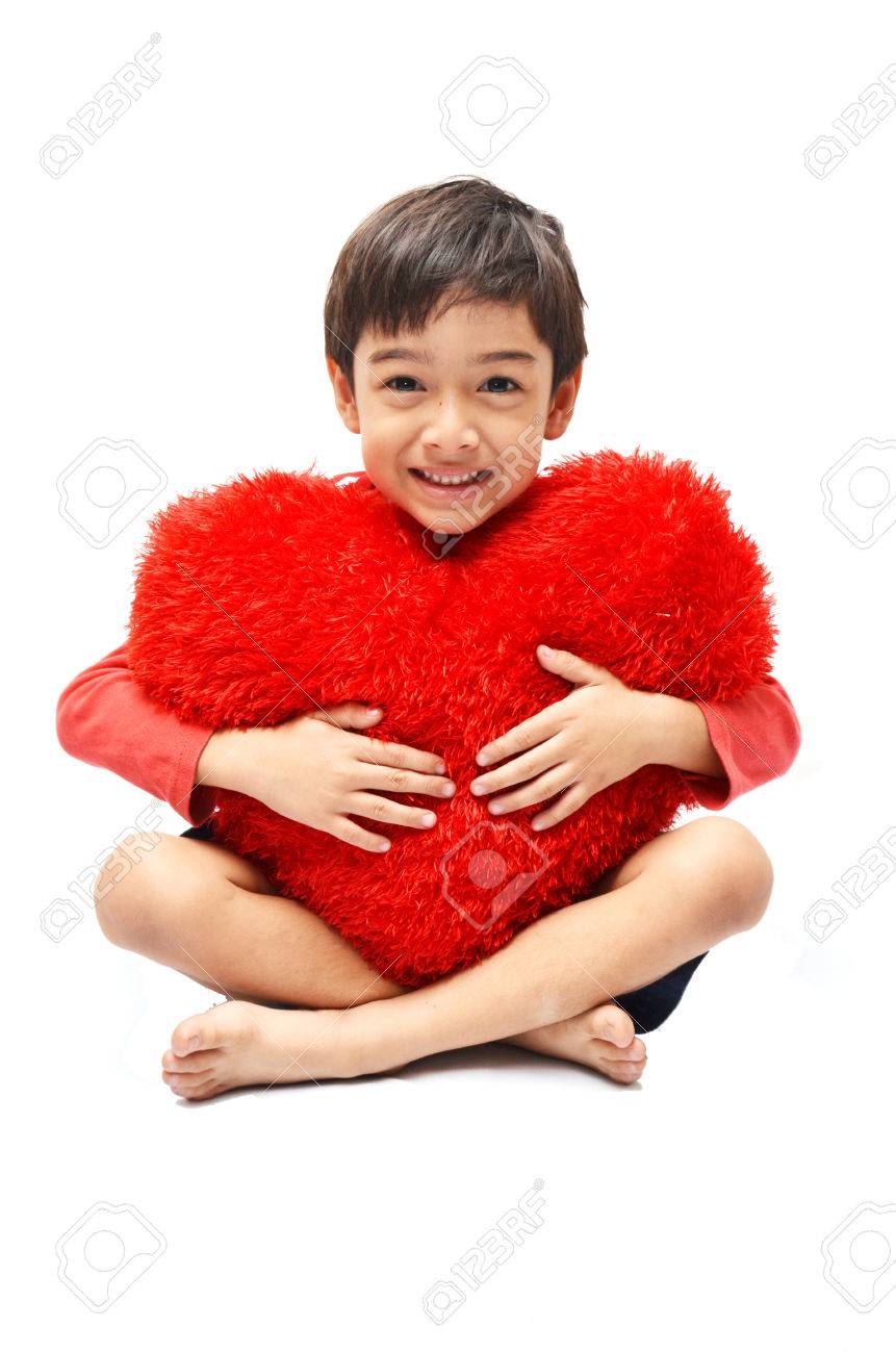 heart hug pillow
