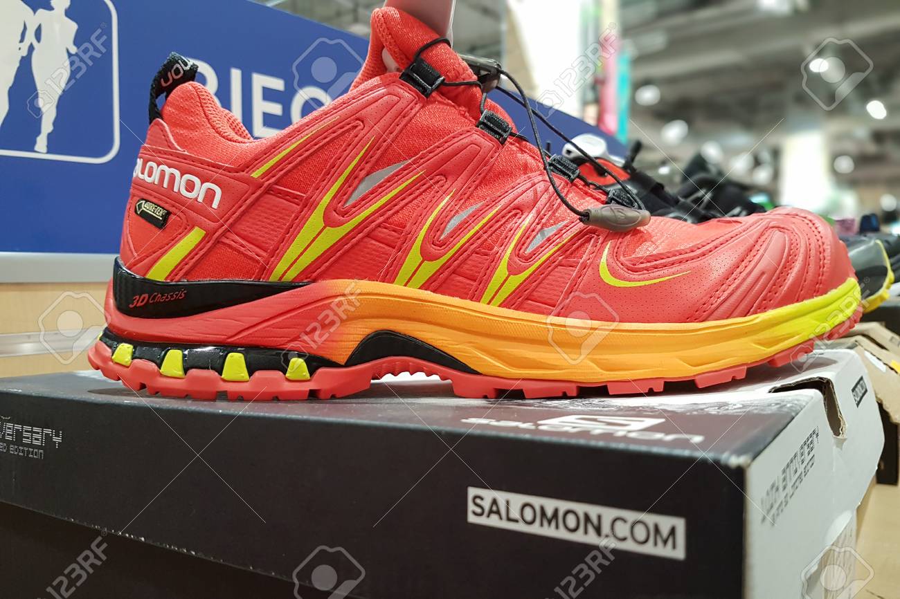 Nowy Sacz, Poland - July 06, 2017: Salomon XA PRO 3D GTX Sports.. Stock Photo, Picture And Royalty Free Image. Image 81905007.