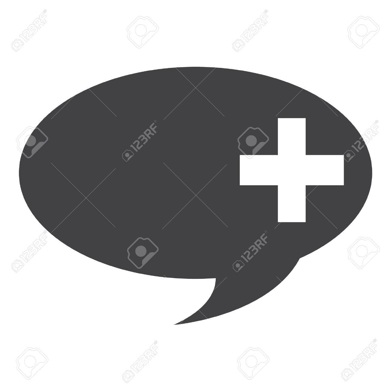 フラット アイコン コメント アイコンを追加のイラスト素材 ベクタ Image