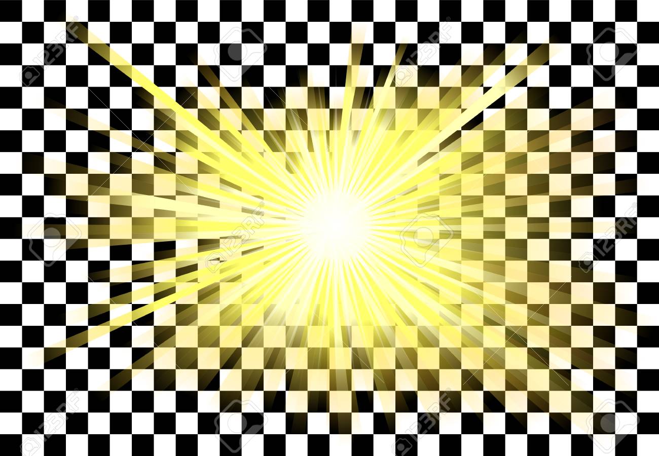 太陽光線や光線を透過ベクターのイラスト素材 ベクタ Image