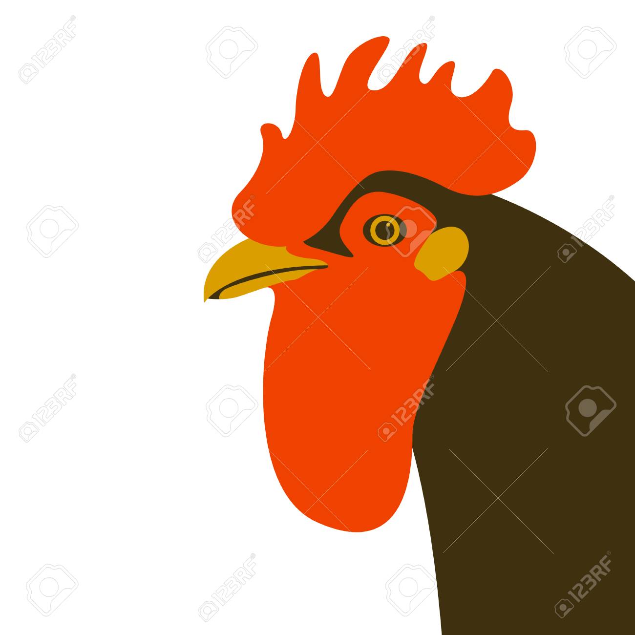 Animação de galo de galinha, avatar de desenho animado, animais, mão png