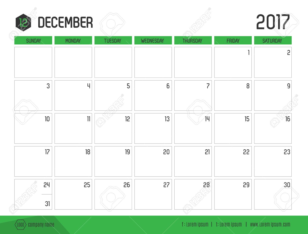 bar calendar template