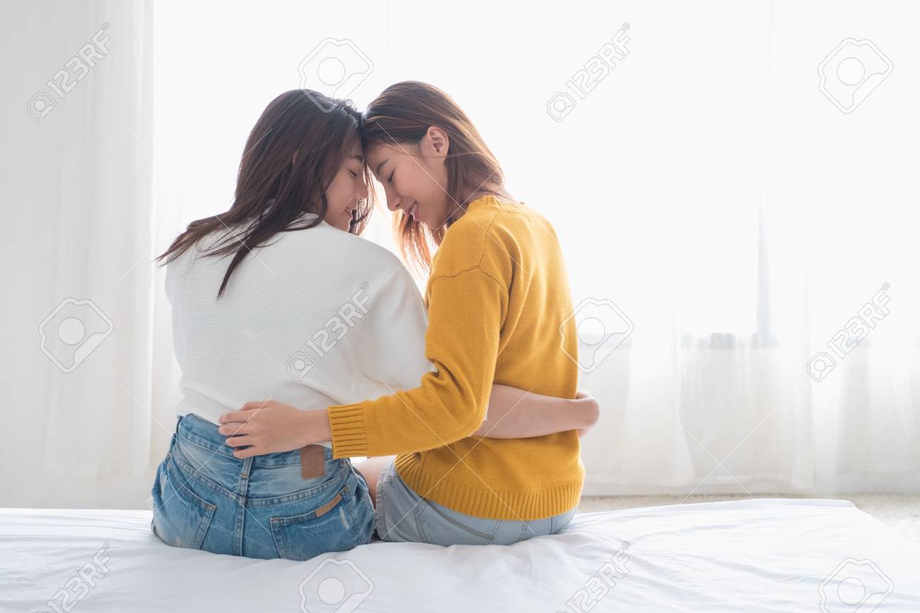 Asian Lesbian Hot Kissing
