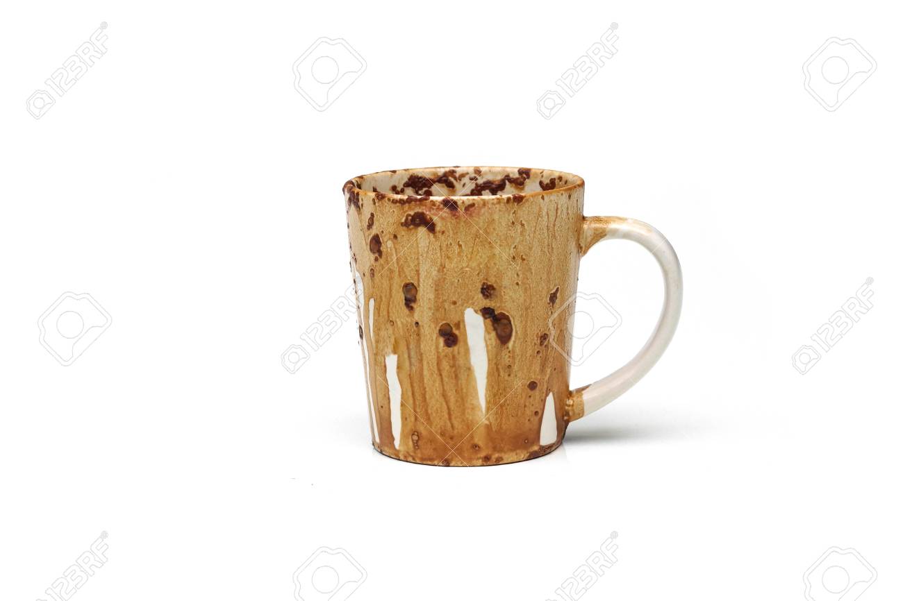 Dirty Coffee Cup Due To Putting A Cup Of Coffee In A Microwave Oven Stock Photo Picture And Royalty Free Image Image 63077339