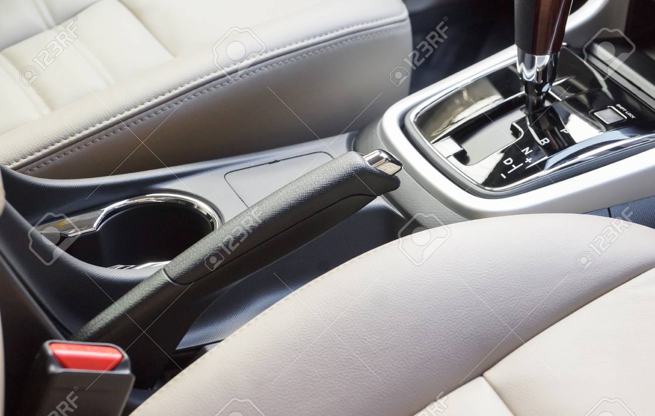 Parking Brake Hand Brake Lever Stock Photo Picture And Royalty Free Image Image 97902269