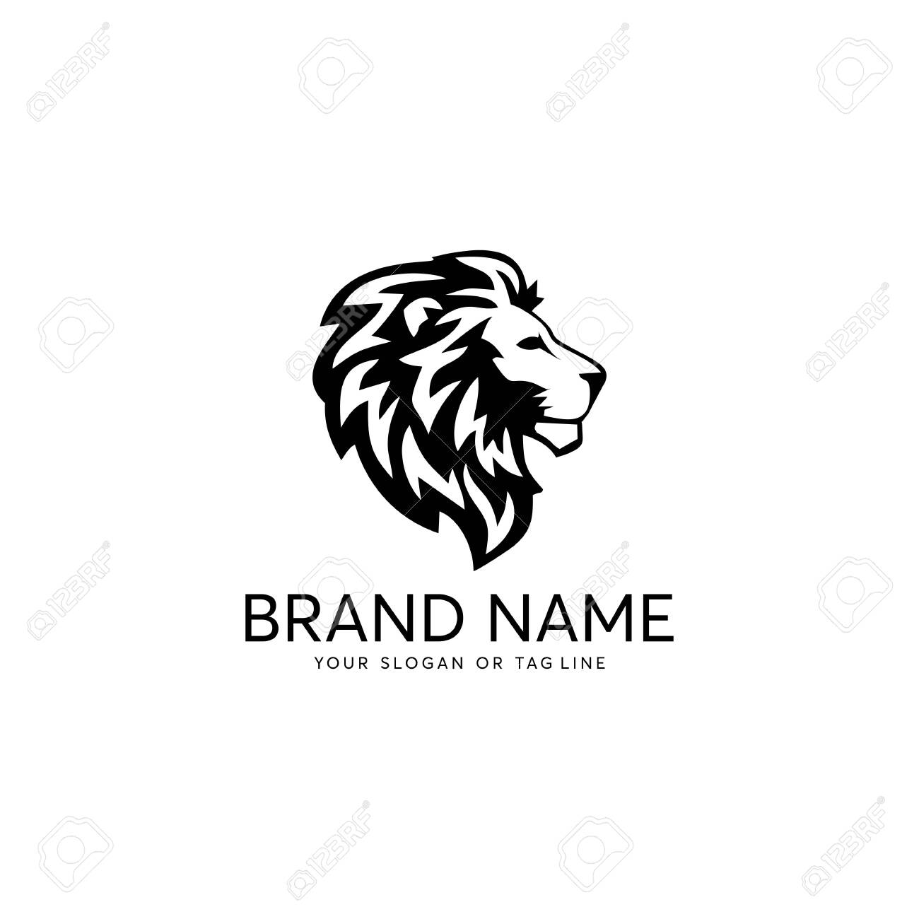 white lion logo white lion logo