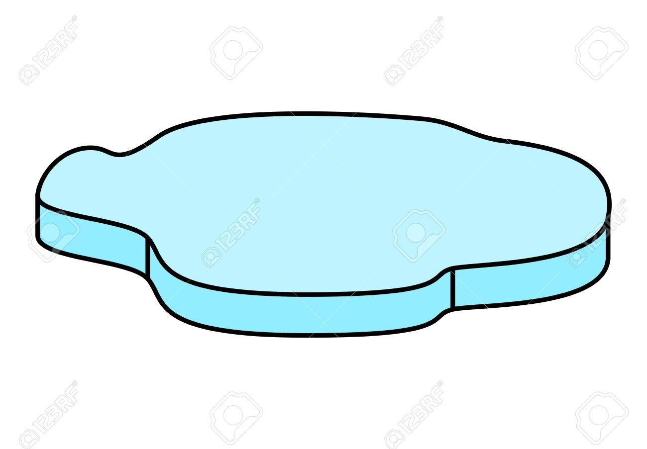 流氷アイコン シンボル デザイン 冬ベクトル イラスト白背景に分離されました のイラスト素材 ベクタ Image