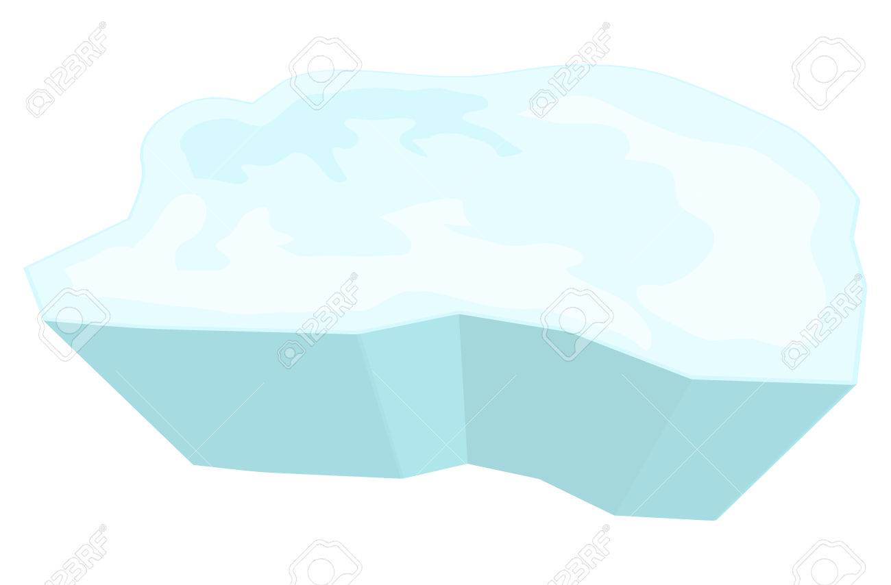 流氷ベクトル シンボル アイコン デザイン 白い背景に分離された美しいイラスト のイラスト素材 ベクタ Image