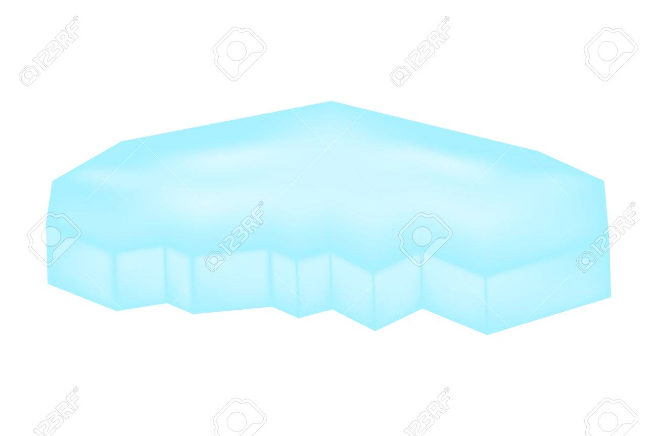 流氷ベクトル シンボル アイコン デザイン 白い背景に分離された美しいイラスト のイラスト素材 ベクタ Image