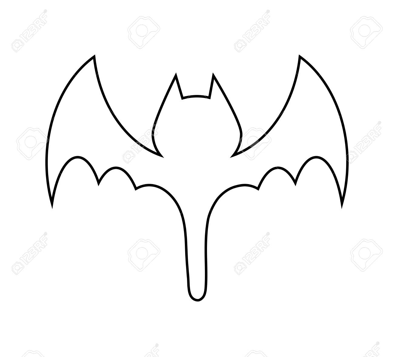halloween bat outline vector design isolated on white background stock vector 88608578 - Bat Outline halloween bat outline vector design isolated on white background stock vector 88608578 - Bat Outline