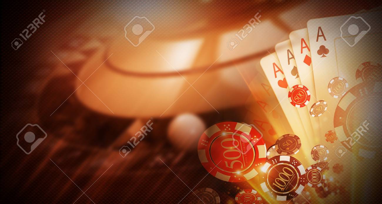 Blackjack betting and casino gamble conceptual idea with diamonds