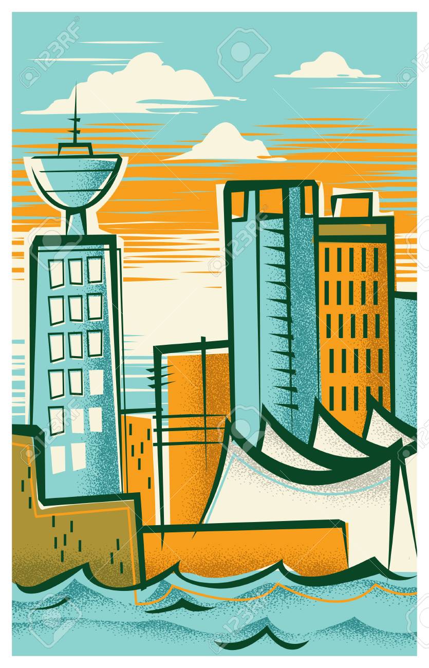 Vintage Travel Poster Of Vancouver Royalty Free Cliparts Vectors And Stock Illustration Image 114221336