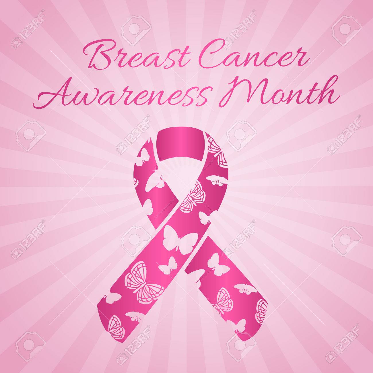breast cancer awareness month ribbon