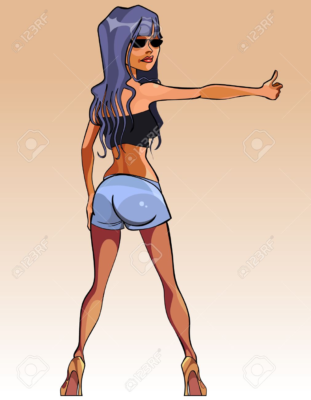 Sexe femme dessins animés