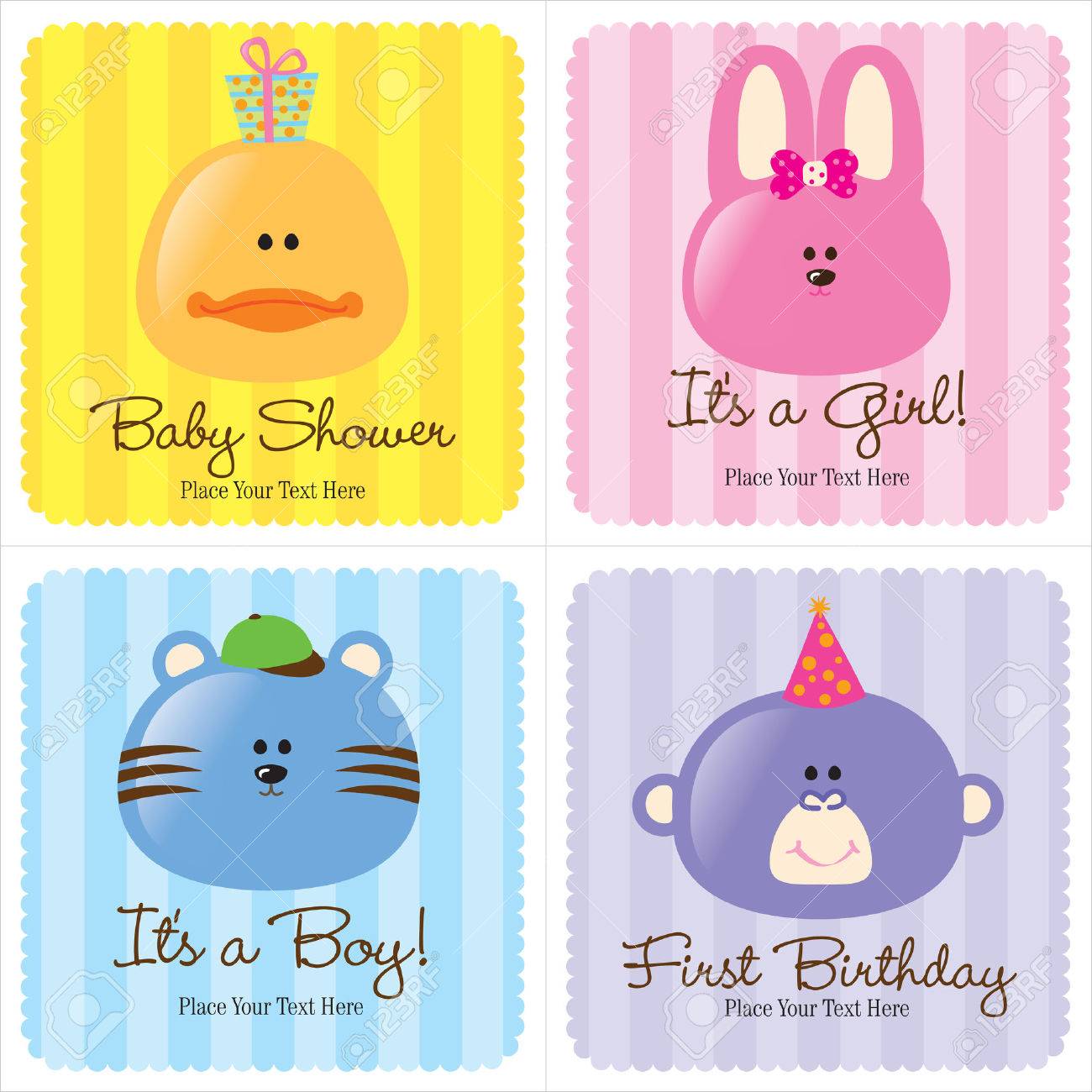 birthday baby announcement