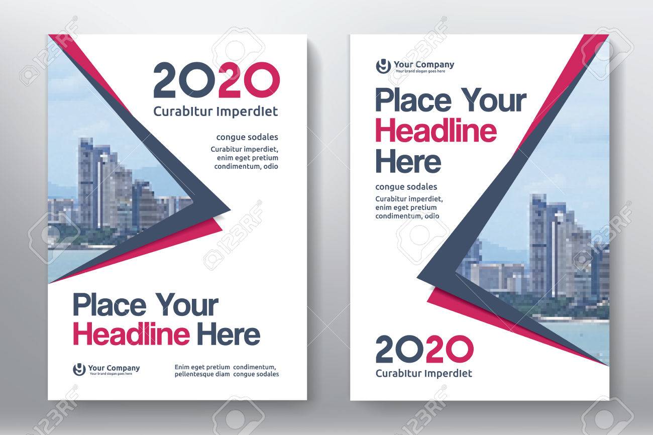 red color scheme with city background business book cover design