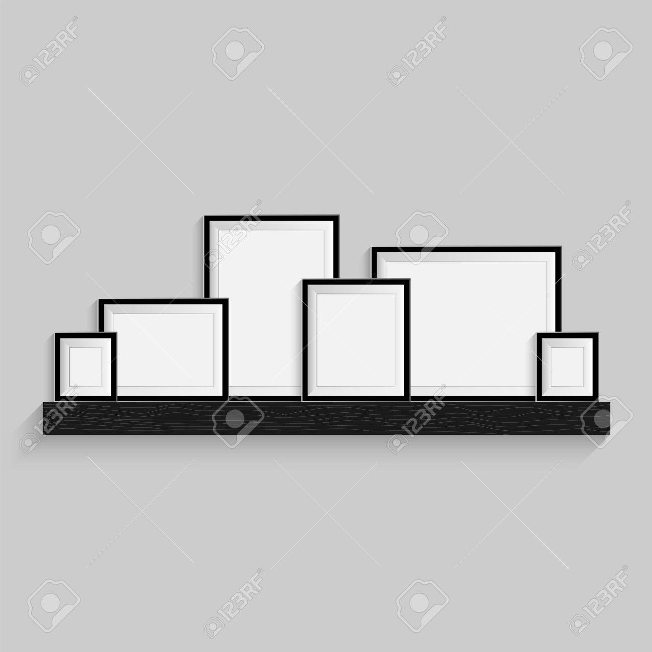 Marcos Para Cuadros Estan En El Estante Galeria De Arte De La