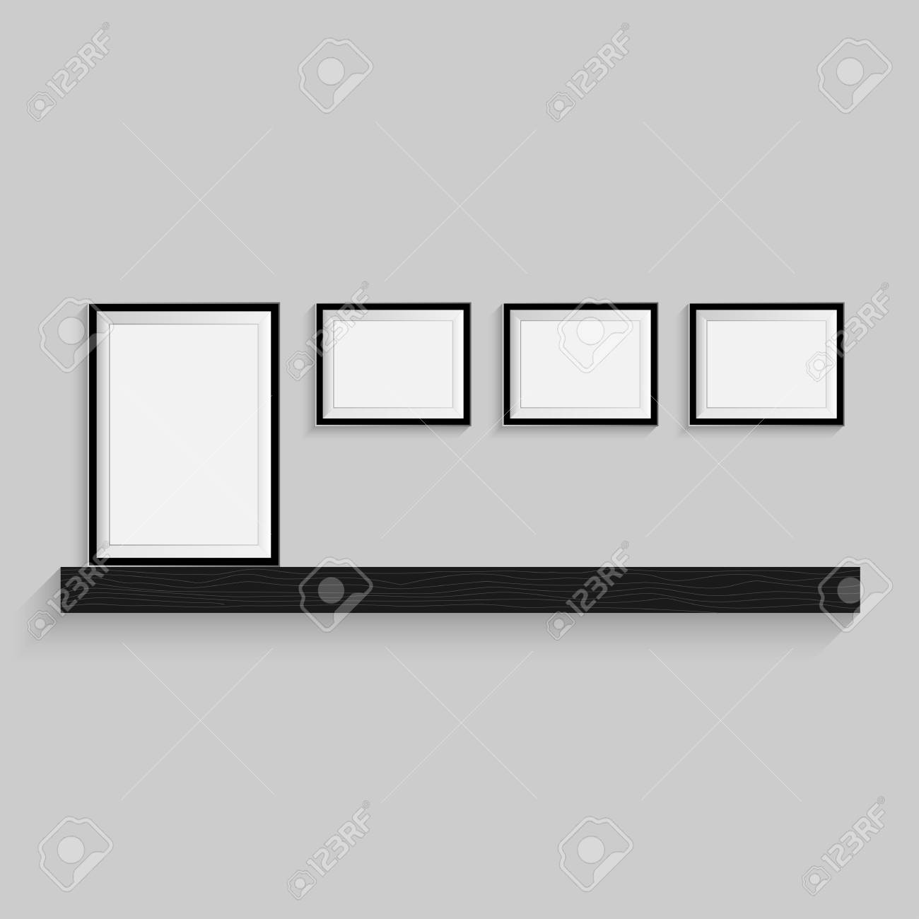 空白の図枠テンプレート設定の分離壁 の写真素材 画像素材 Image