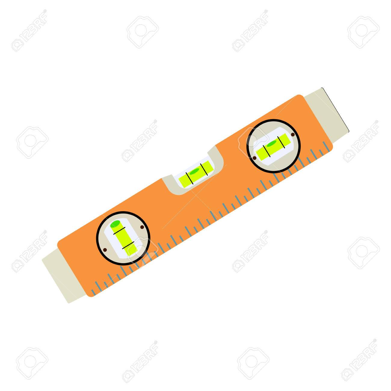 Construction Spirit Level Ruler Isolated On White Background Stock Photo Picture And Royalty Free Image Image