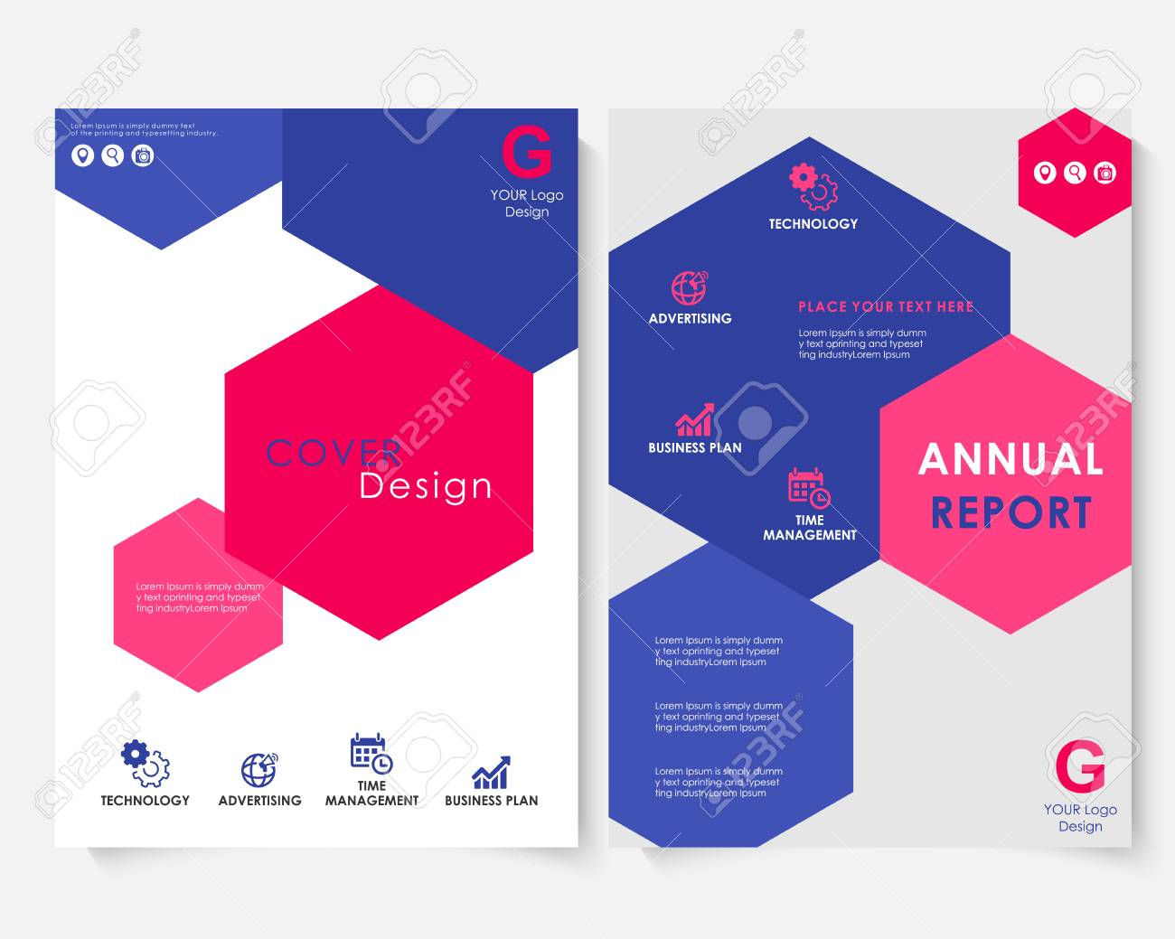 report cover design templates