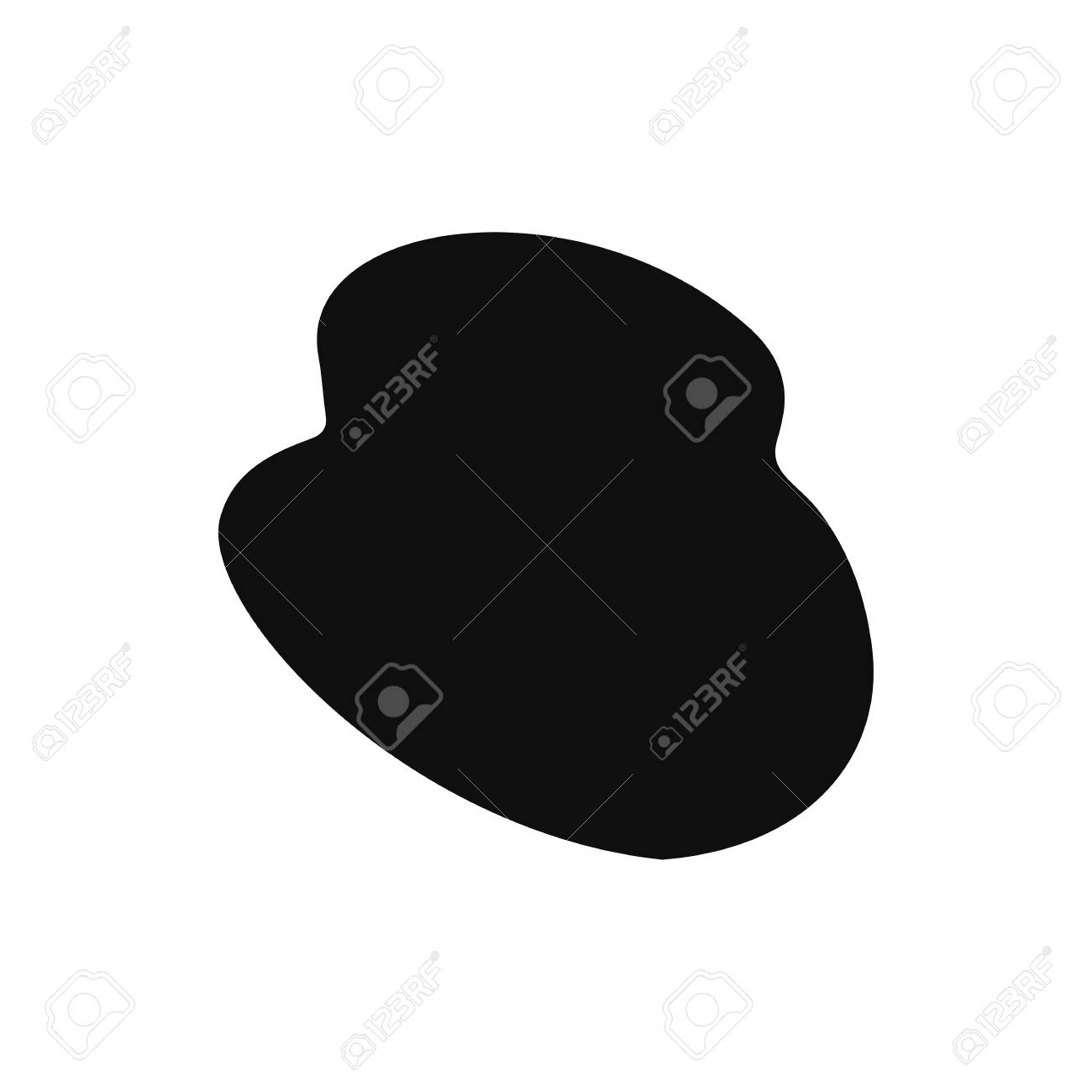 top hat silhouette