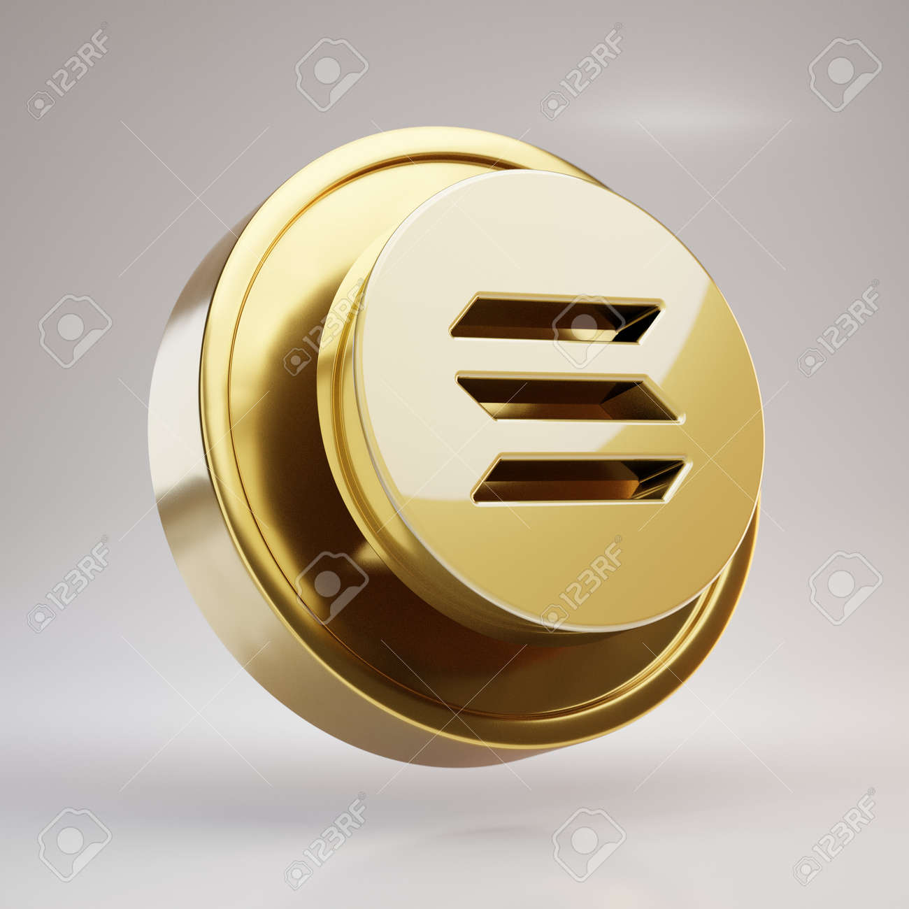 Solana Cryptocurrency Coin. Gold 3d Rendered Coin With Solana.. Stock Photo, Picture And Royalty Free Image. Image 163394092.