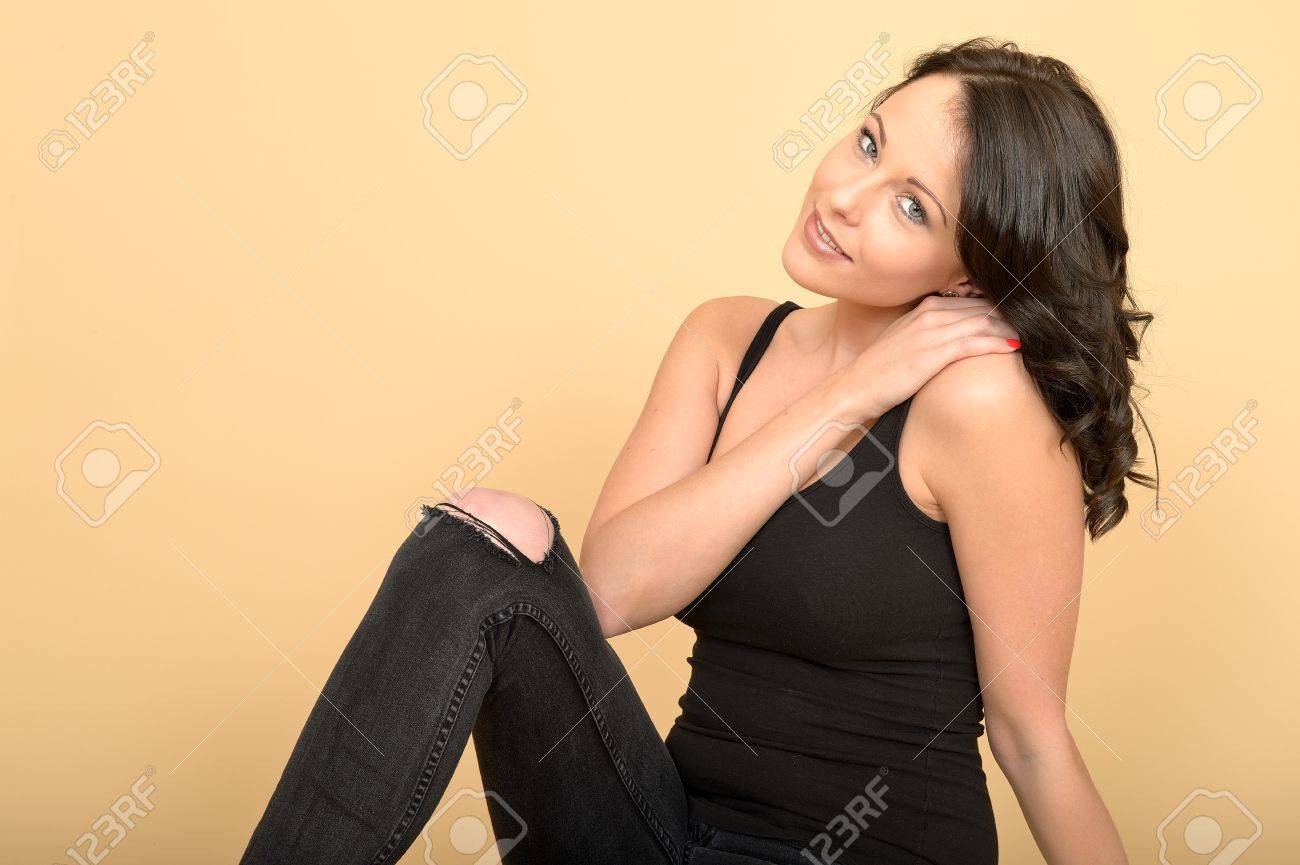 black tight ripped jeans