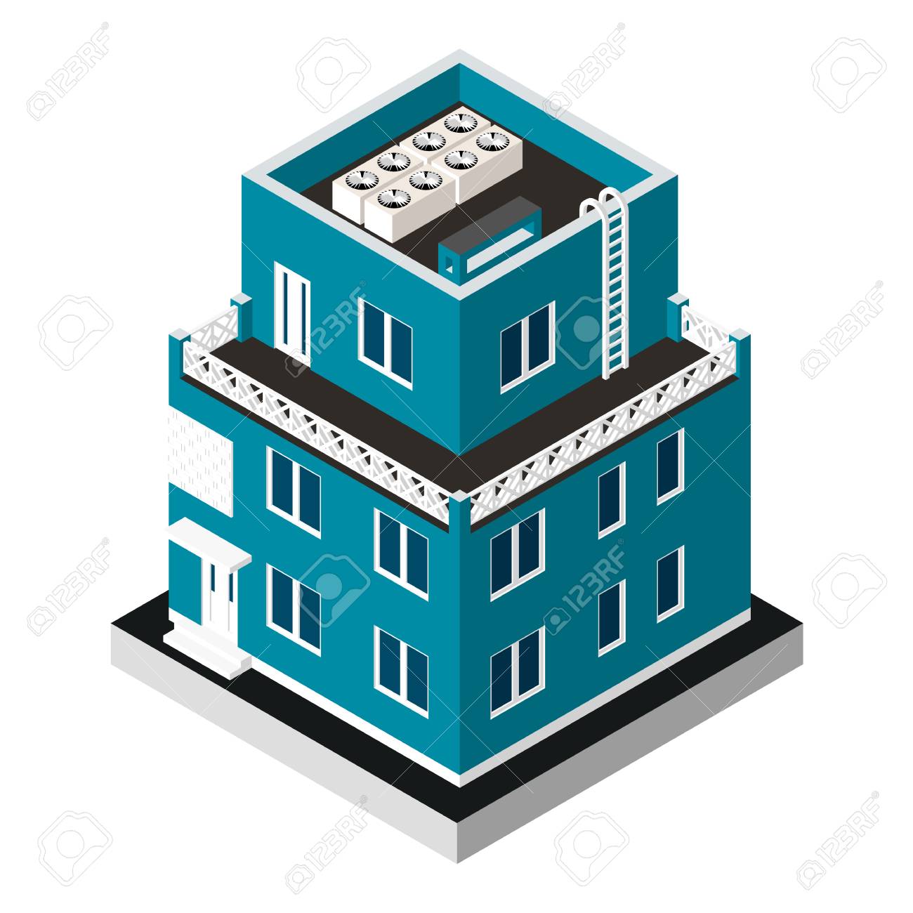 Illustration Isoliert Auf Weissem Hintergrund Isometrische Symbol