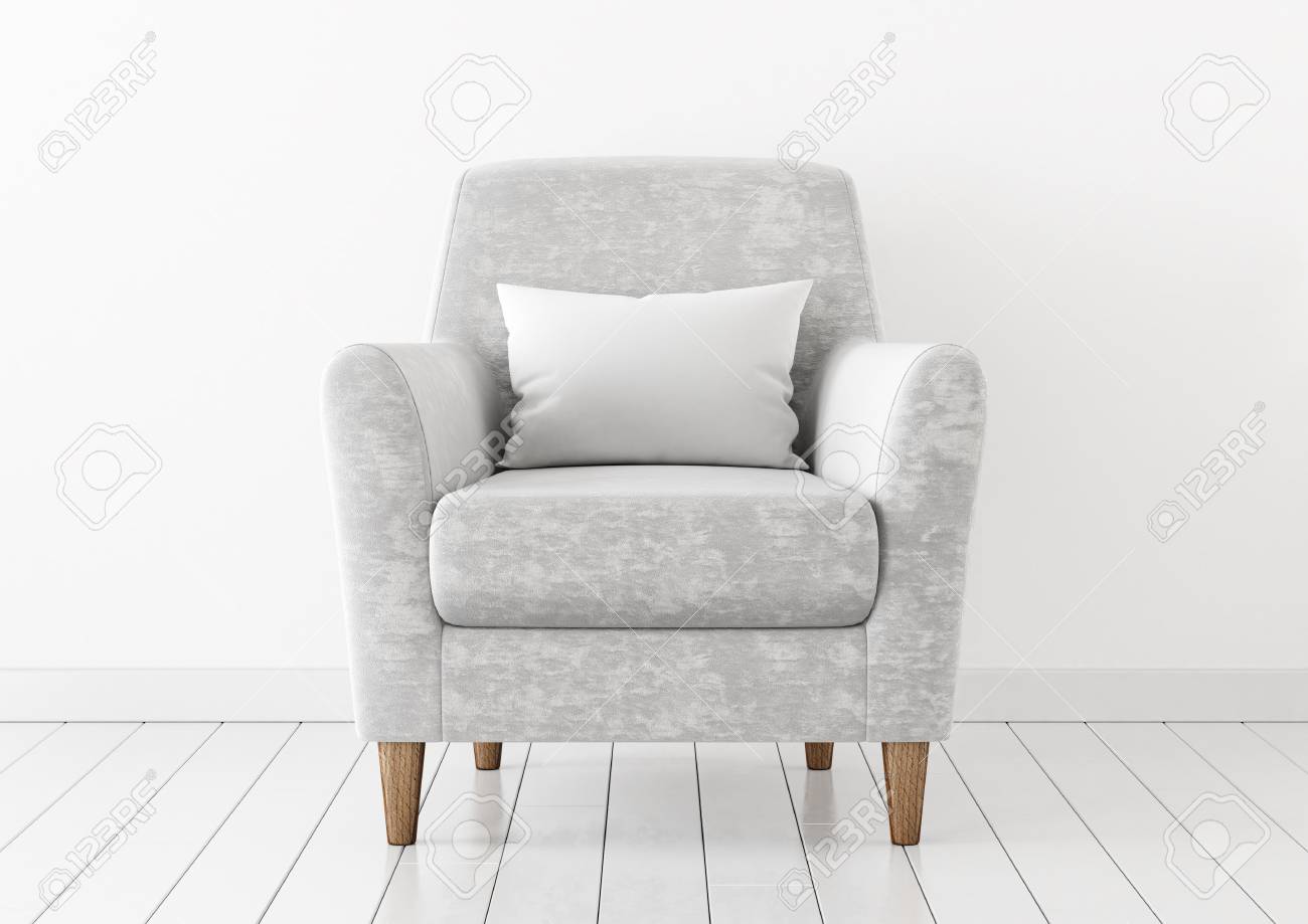 neutral armchair