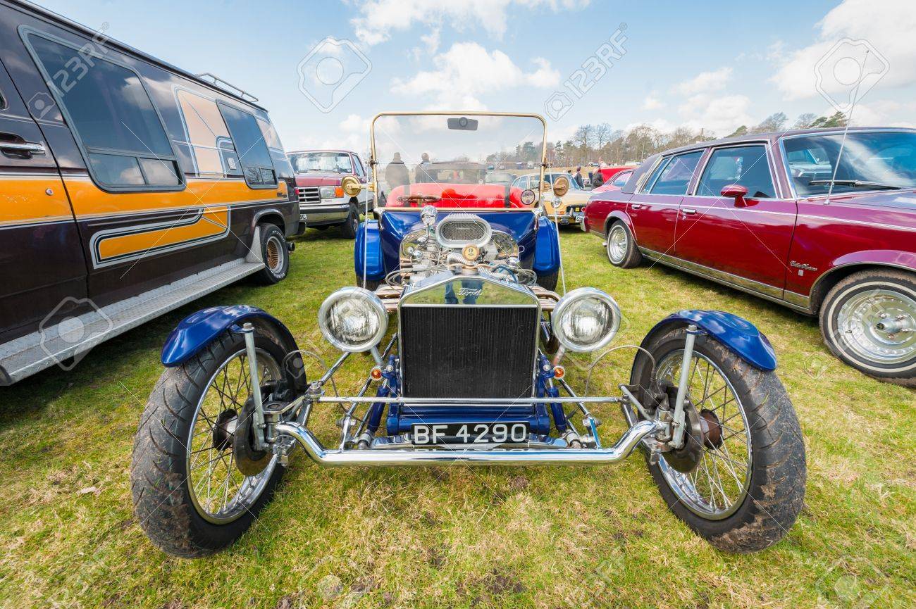 Farnborough Uk March 29 2013 Supercharged Vintage Ford Hot Stock Photo Picture And Royalty Free Image Image 18799646