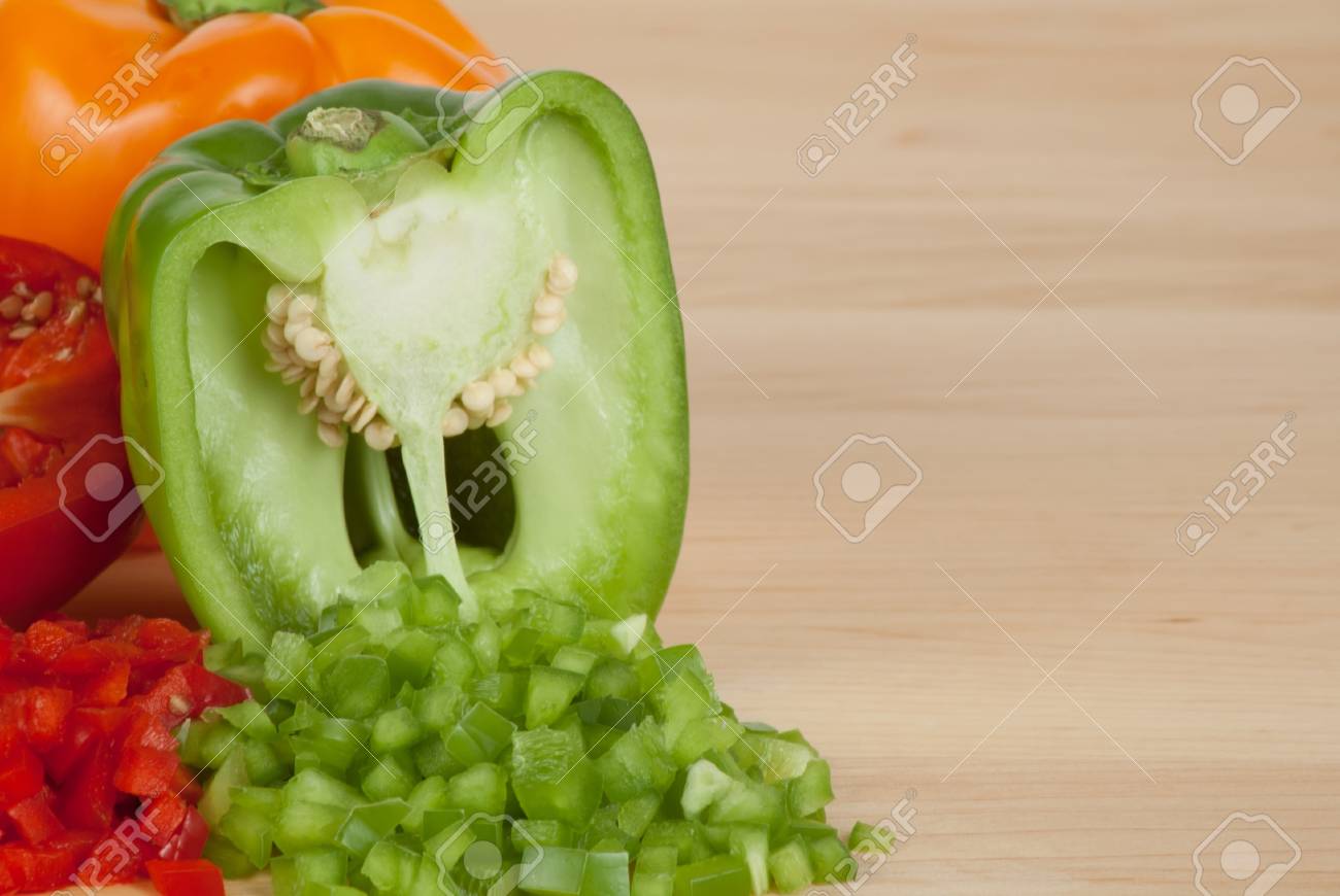 Sliced and Chopped or Diced Bell Peppers - 17083306 Sliced and Chopped or Diced Bell Peppers - 17083306