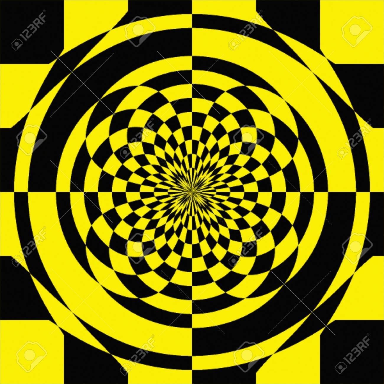 black and yellow checkerboard
