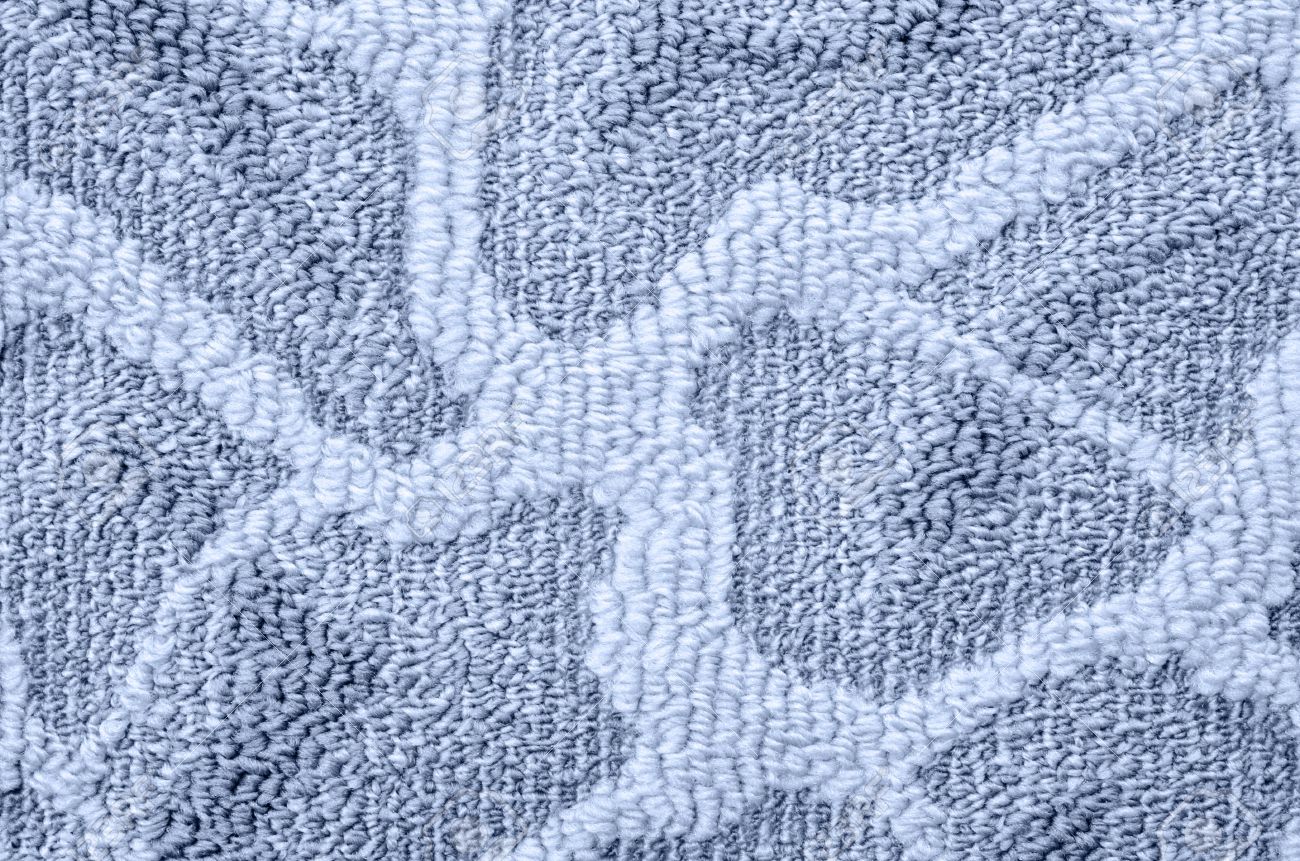 A Blue Grey Floor Carpet With Relief Pattern Stock Photo A Blue Grey Floor Carpet With Relief Pattern Stock Photo