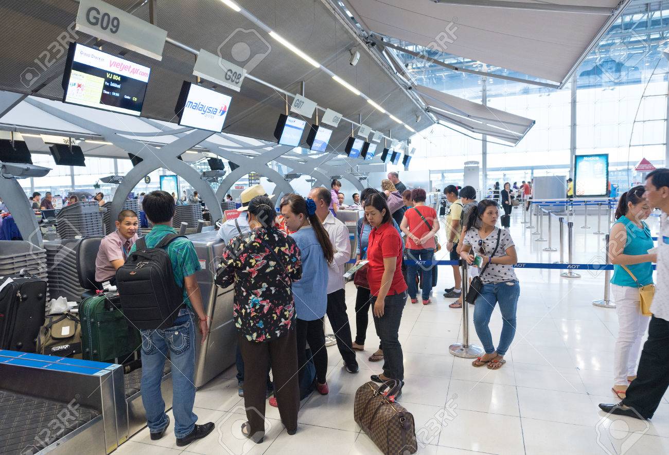 スワンナプーム 航空会社カウンター