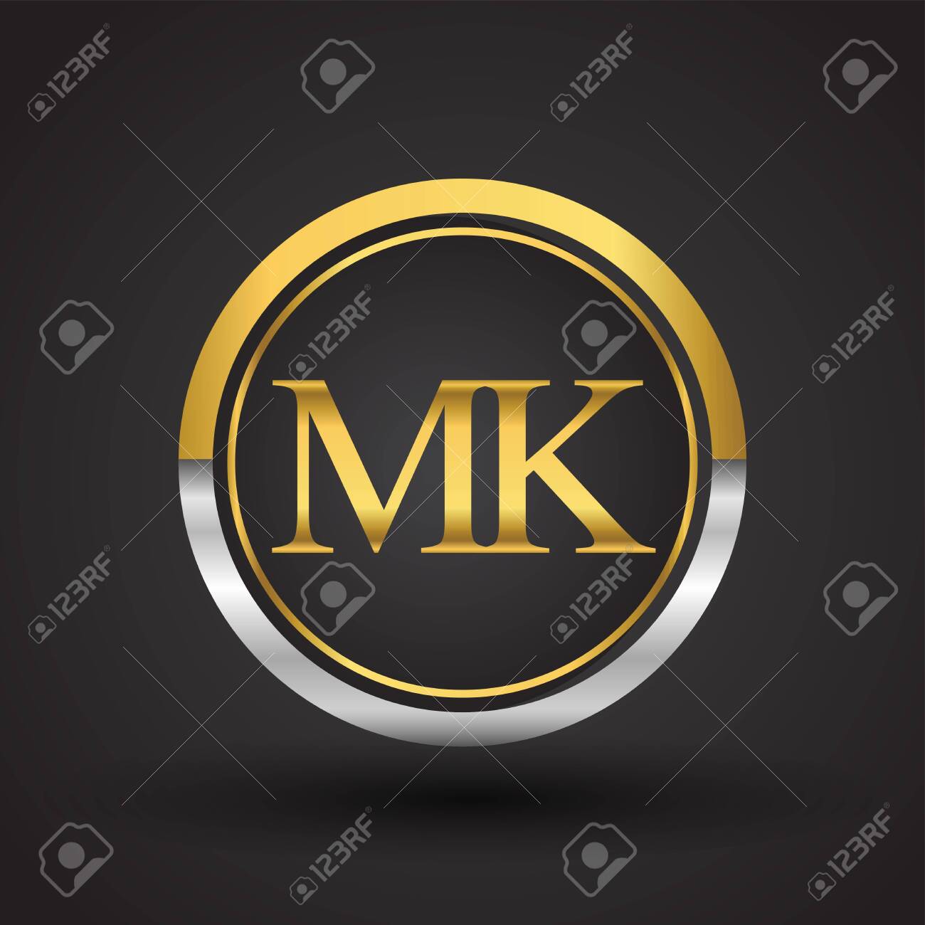 Mk circle logo sale