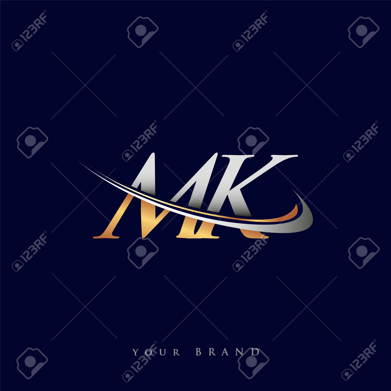 Mk sales gold logo