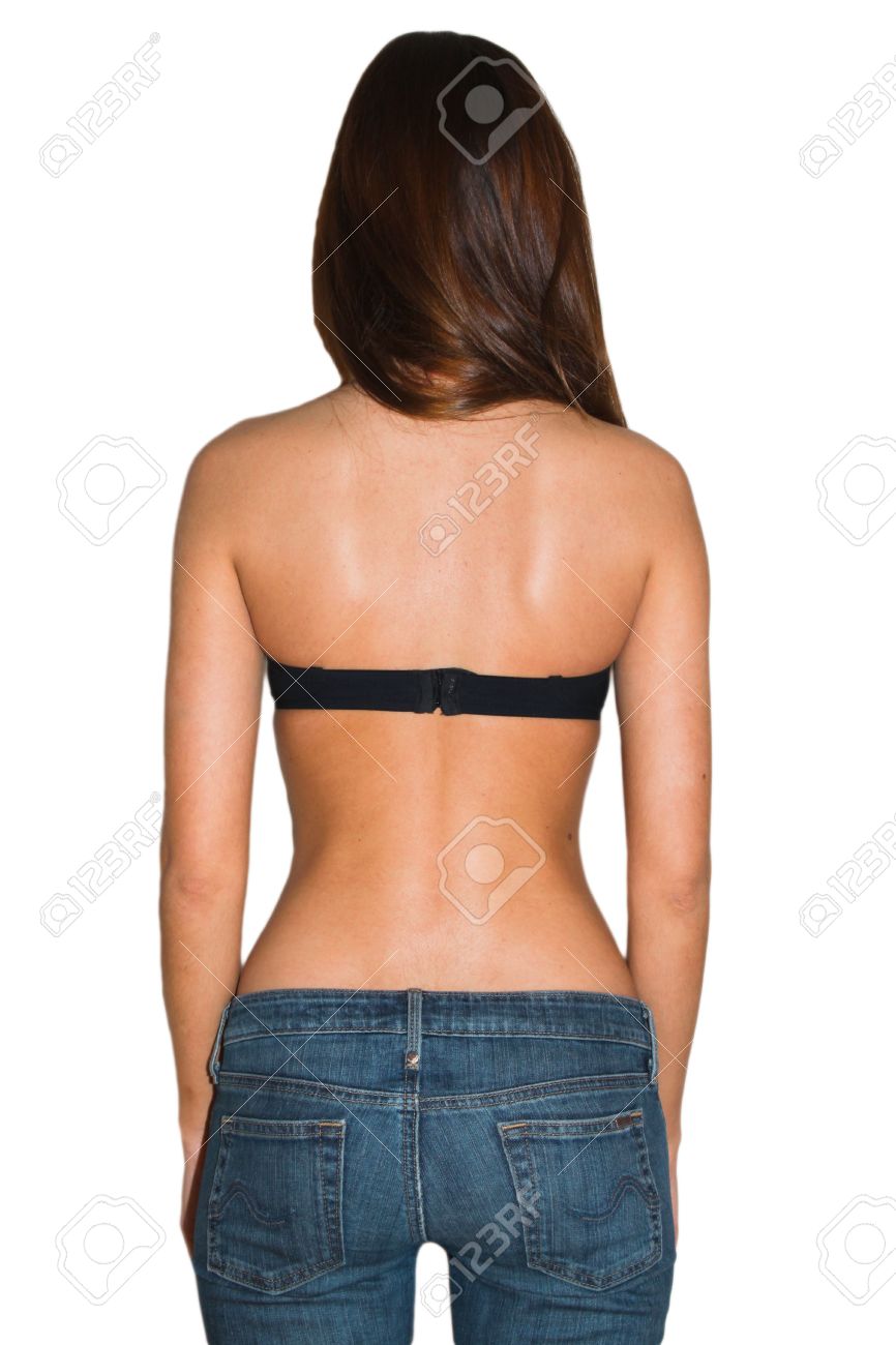 this is a shot of a girl from the back side stock photo picture and back side