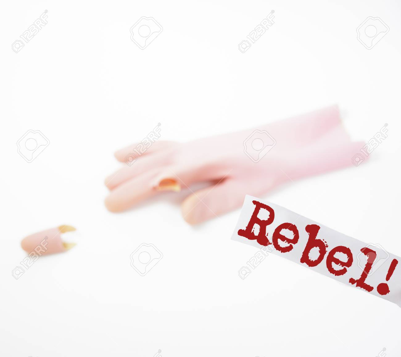 Guantes borrosos