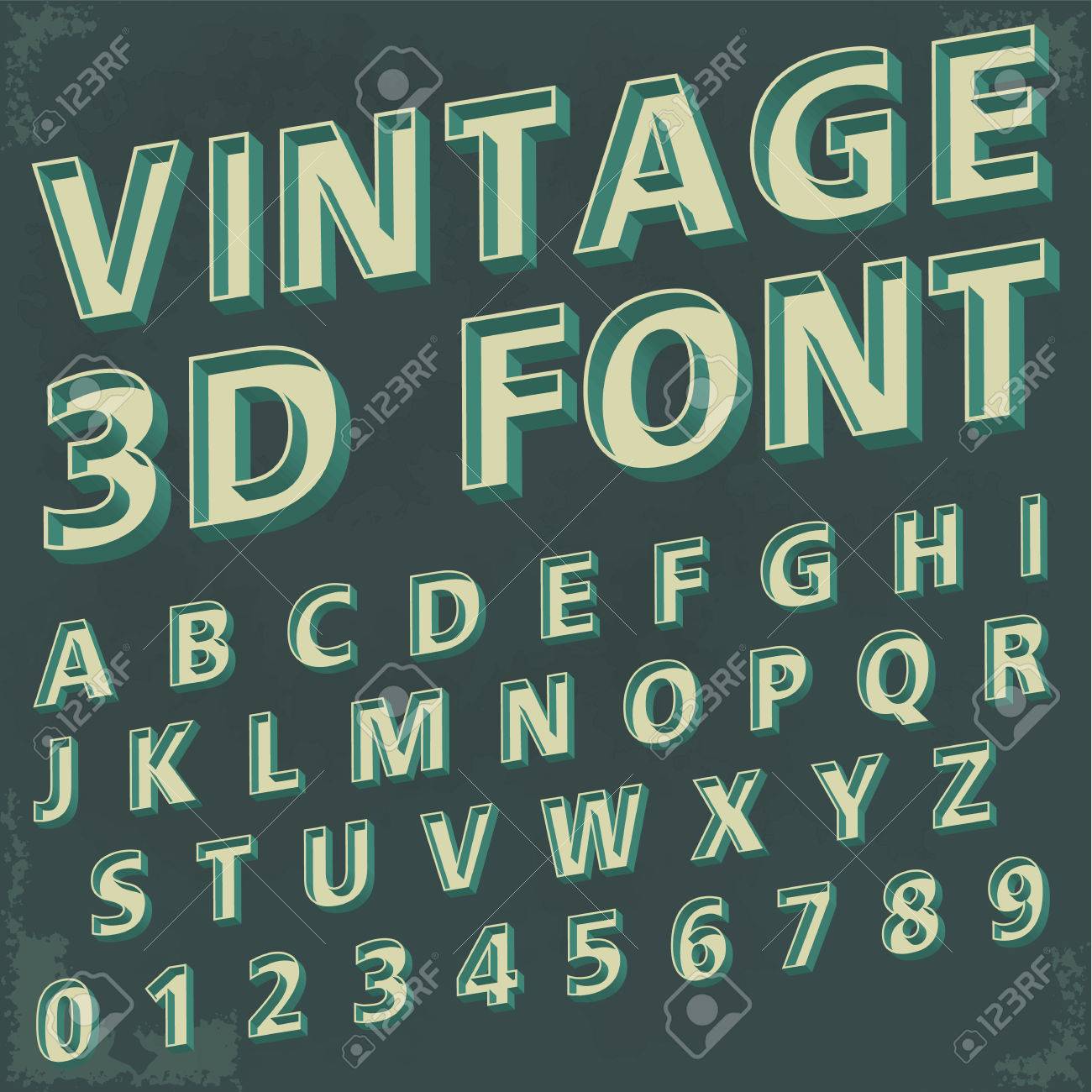 英字フォントと数字のイラスト素材 ベクタ Image 英字フォントと数字のイラスト素材 ベクタ Image