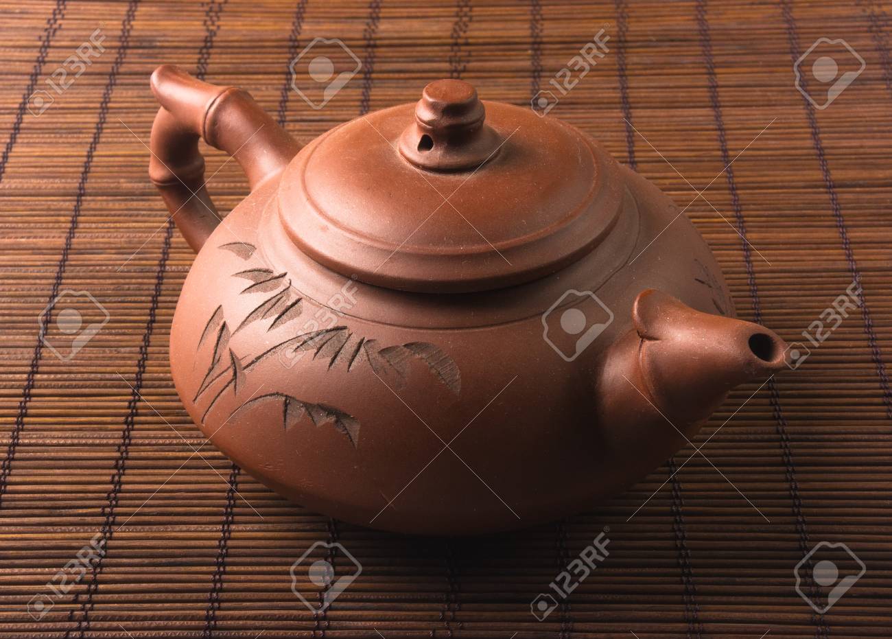 Oriental Teapot China Teapot Antique Teapot Bamboo Teapot