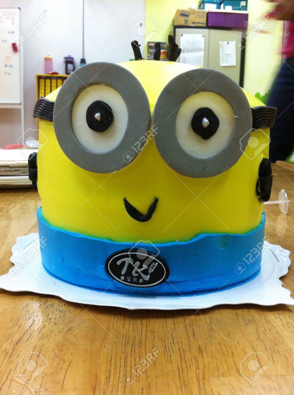 Minions Birthday Cake Stock Photo Picture And Royalty Free Image Image