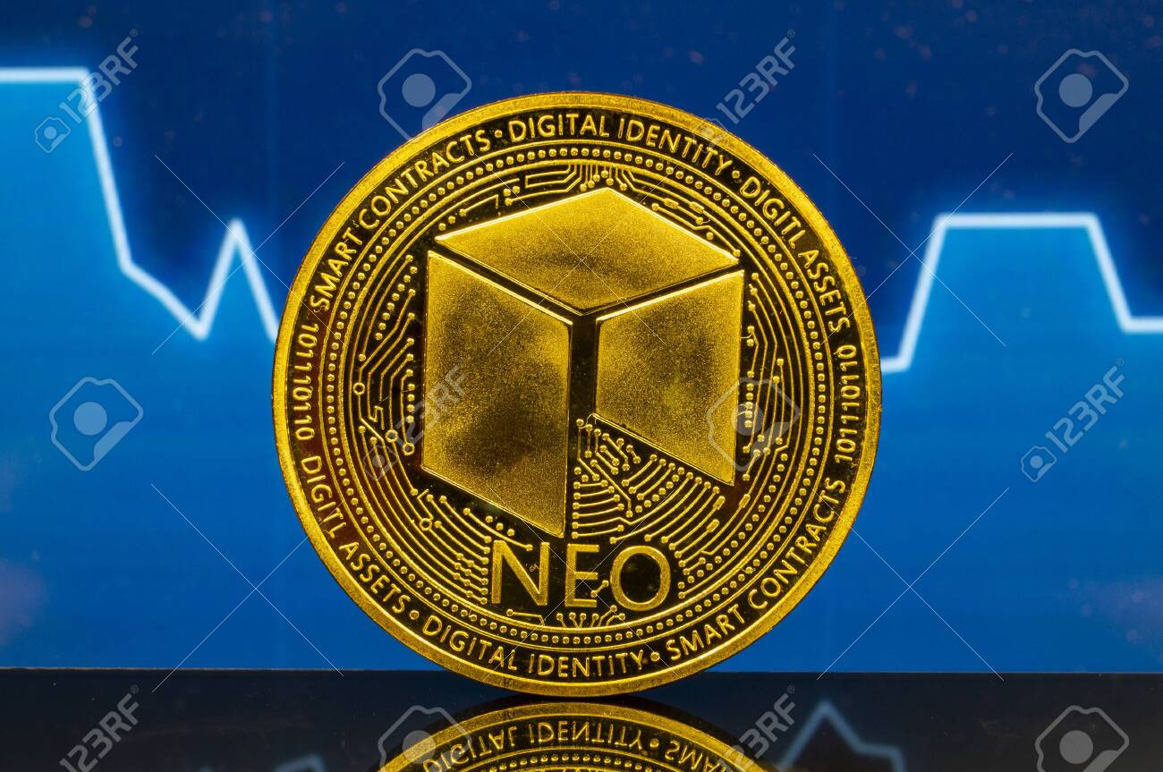 Neo Es Una Forma Moderna De Intercambio Y Esta Moneda Criptográfica Es Un  Medio De Pago Conveniente En El Sector Financiero Fotos, retratos, imágenes  y fotografía de archivo libres de derecho. Image