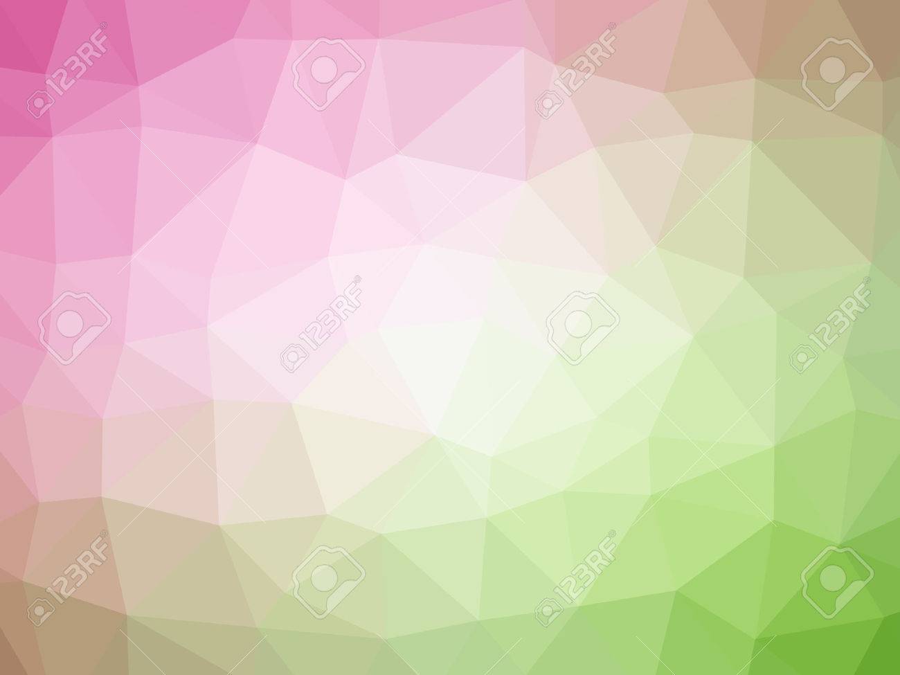 pink green gradient polygon shaped background stock photo picture pink and green background