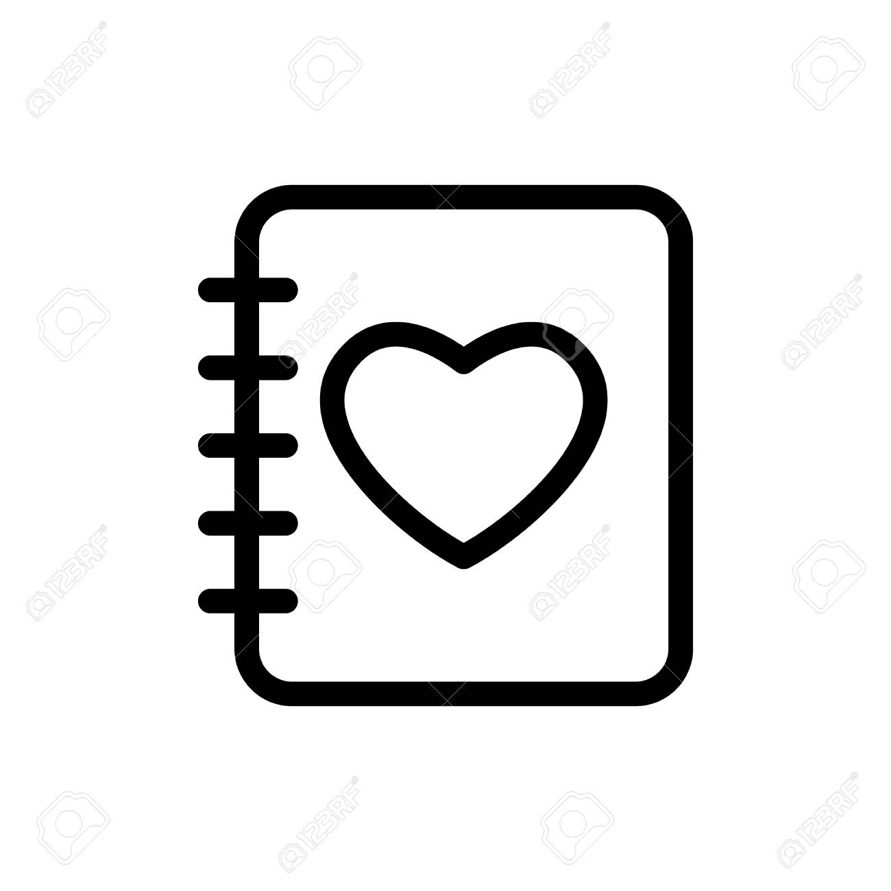 連絡先 ベクトルラインアイコン ロゴ シンボル モバイルアプリ 記号 背景のイラスト のイラスト素材 ベクタ Image