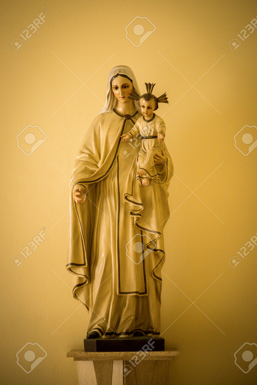 聖家族 ヨセフ 聖母マリア イエス・キリスト カトリック 宗教彫像