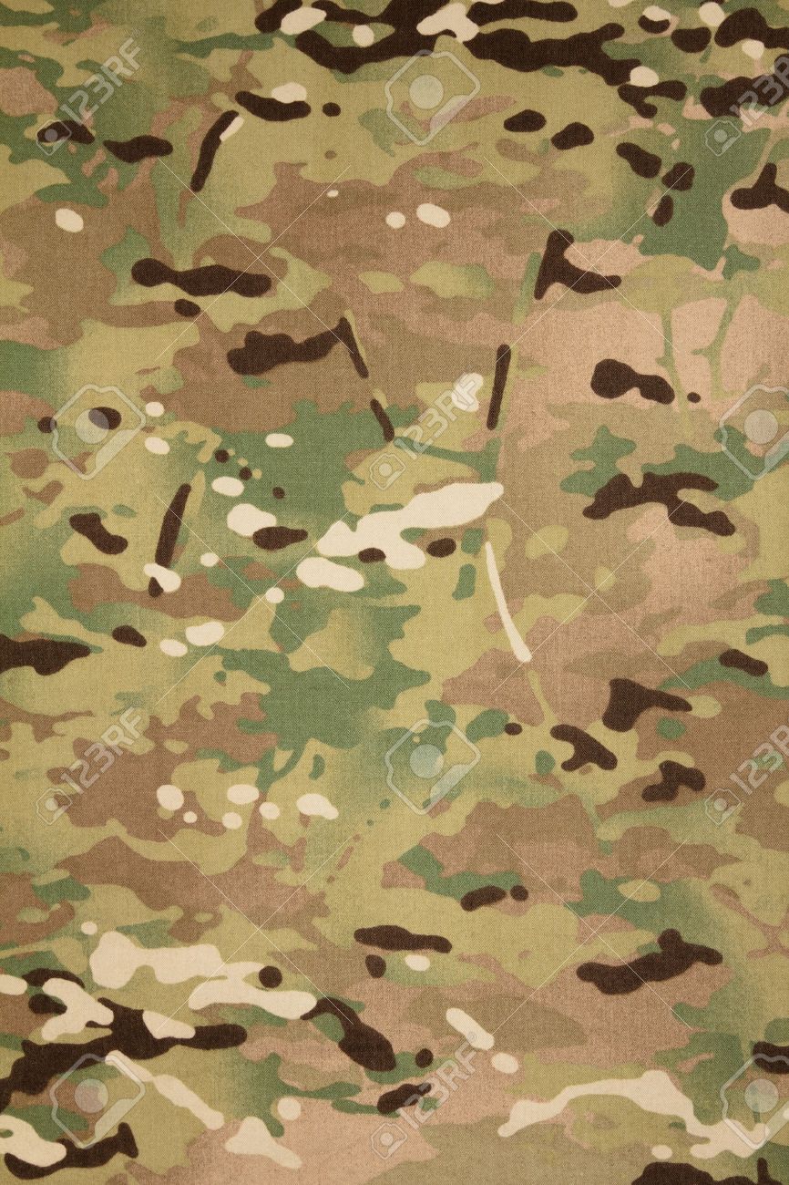 armed force multicam camouflage fabric texture background stock