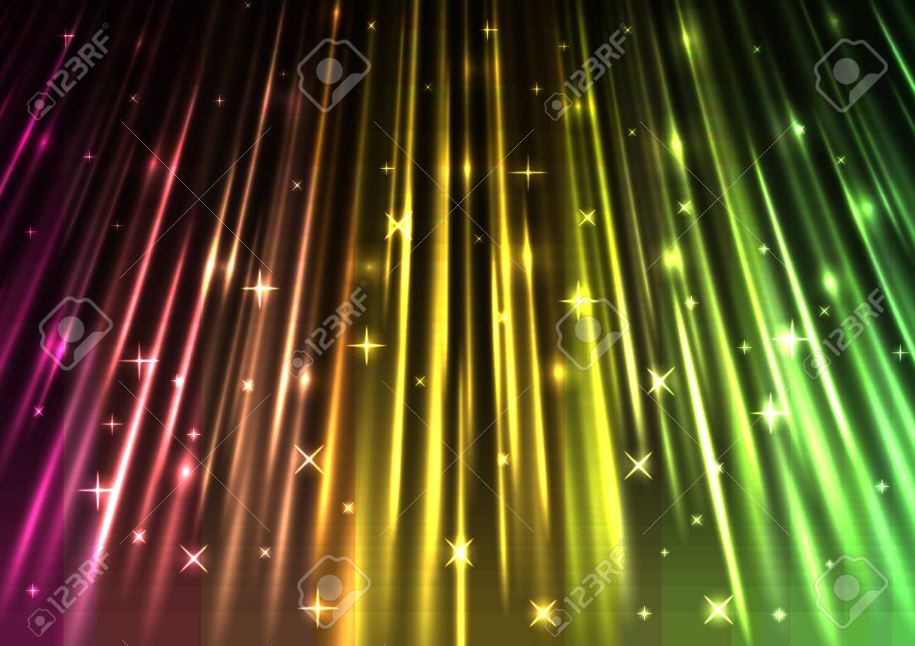 技術の背景を輝くラインの抽象的な背景 ベクトル イラストの上から速レーザ光落下テンプレートのイラスト素材 ベクタ Image