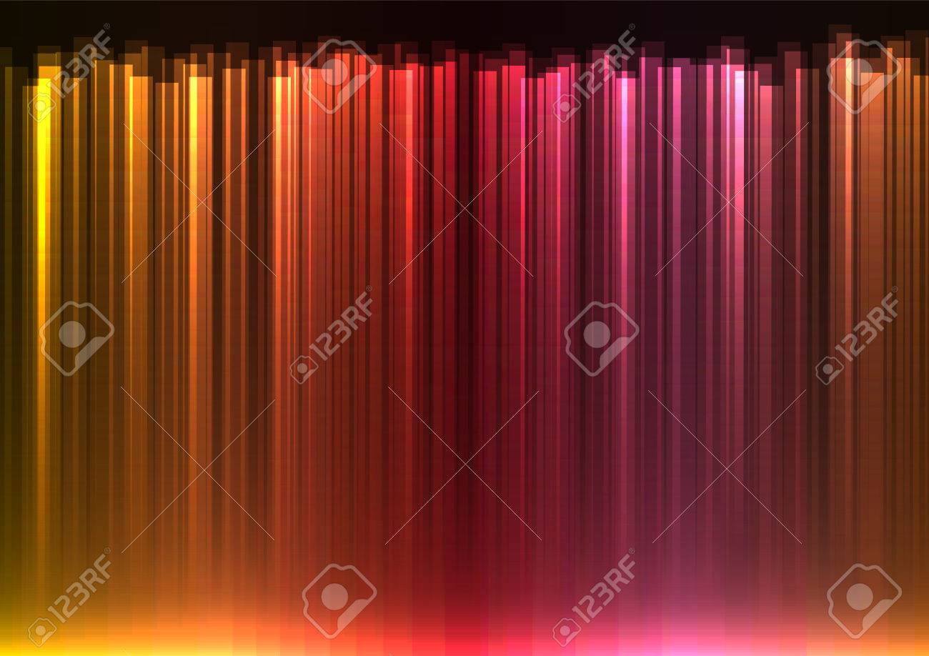 red stream abstract line