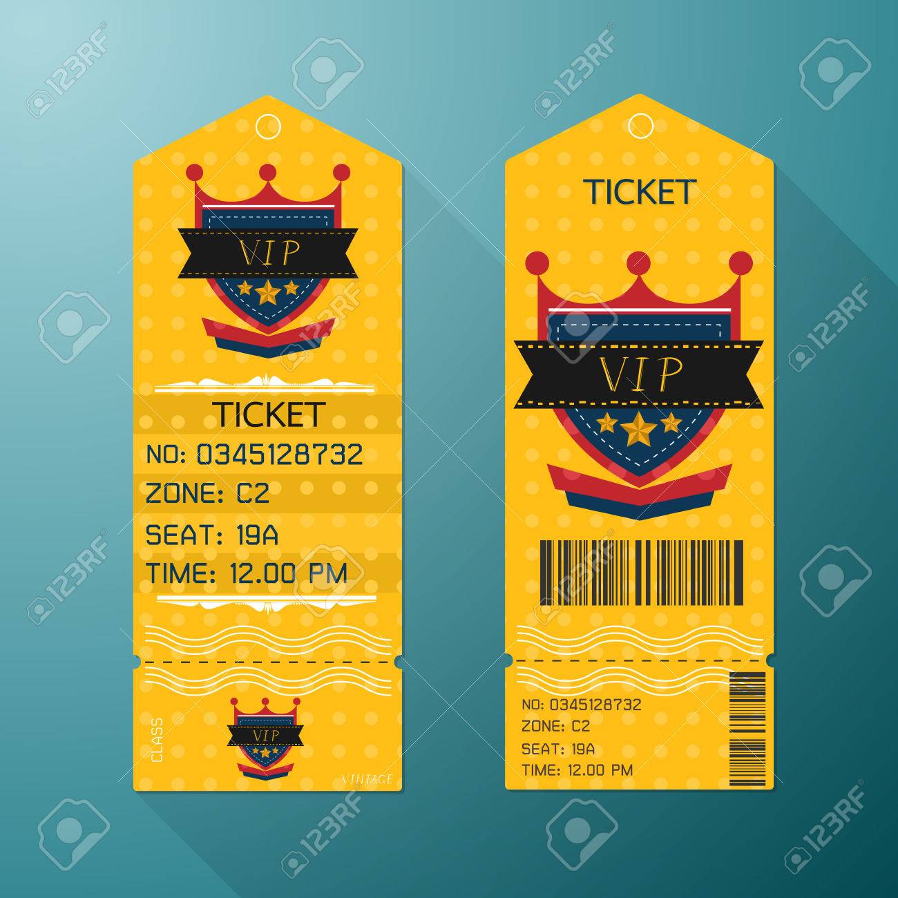 チケット デザイン テンプレートのレトロなスタイル ゴールド Vip クラス のイラスト素材 ベクタ Image チケット デザイン テンプレートのレトロなスタイル ゴールド Vip クラス のイラスト素材 ベクタ Image
