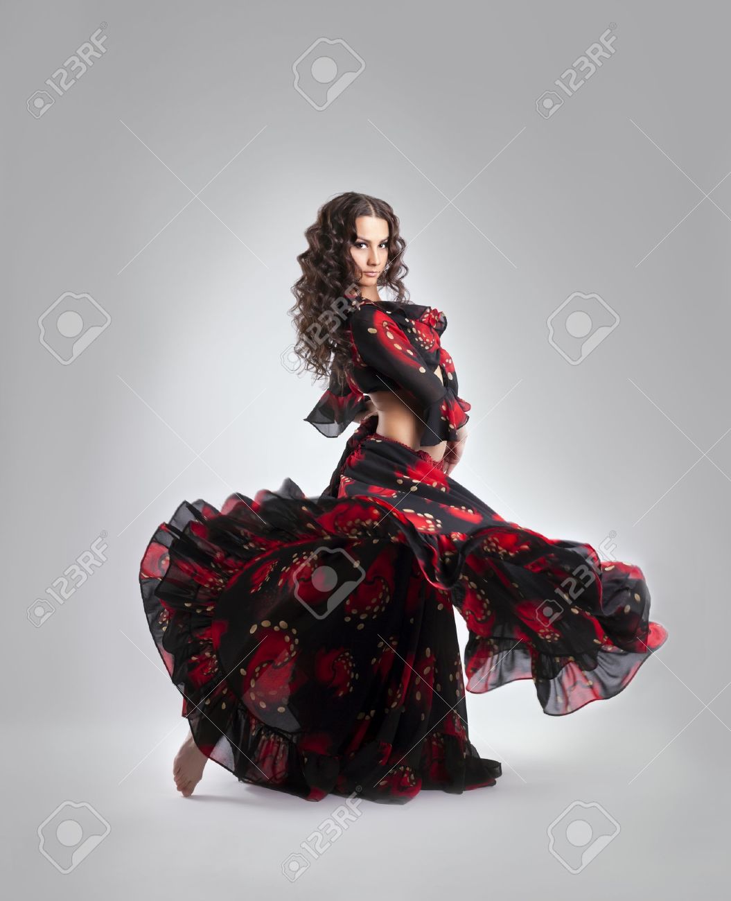 Robe gitane rouge Clearance